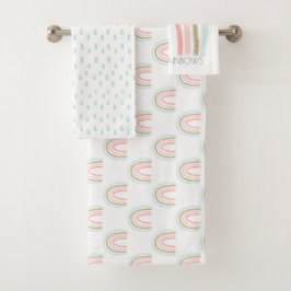 Chase Rainbows Pastel Colores y Faux Gold Purpurin