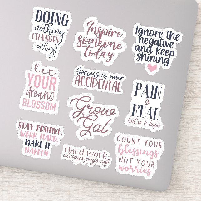 Chase That Dreams 10pc Waterproof Pegatina Set (Detalle)