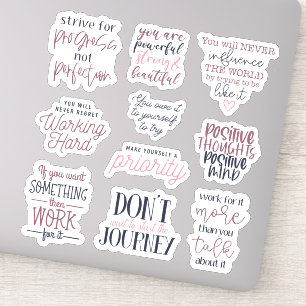 Chase That Dreams 10pc Waterproof Pegatina Set