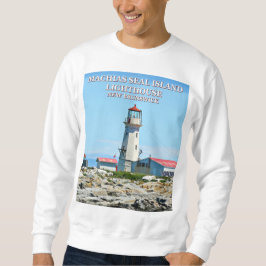 Chasis de sudadera del faro de la isla de las foca