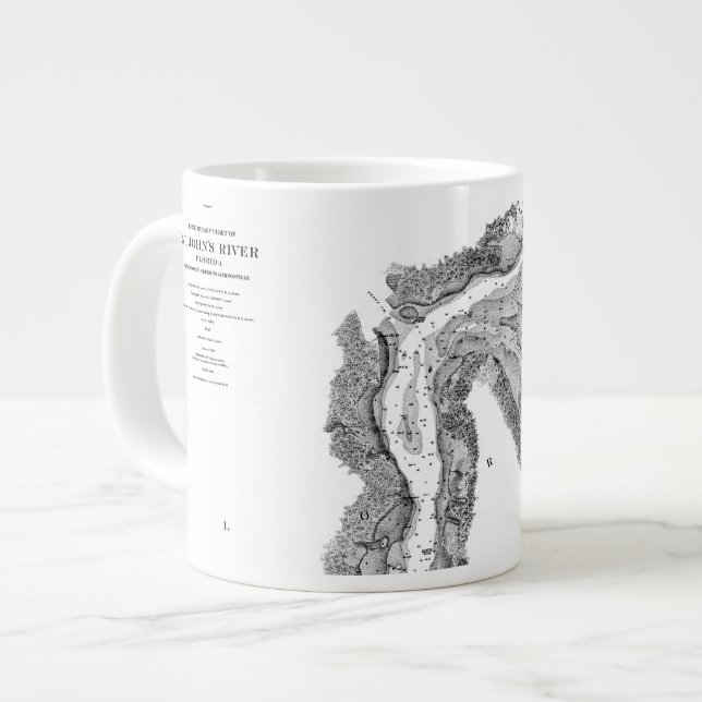 Chasonville-St John's River 1856 taza de café (Izquierda)
