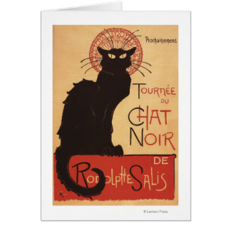 Chat Noir Cabaret Troupe Poster Promo Gato Negro