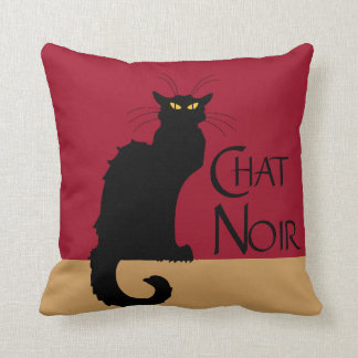 Chat Noir Cojín decorativo Vintage