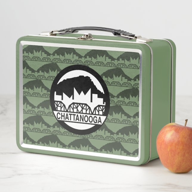 Chattanooga Tennessee Metalizado Lunchbox (In situ)