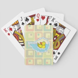 Chaucer: Cartas de juego clásicas del pato de cauc