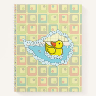 Chaucer el cuaderno de espiral de pato de goma