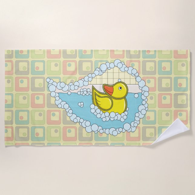 Chaucer la toalla de playa del pato de goma (Anverso)
