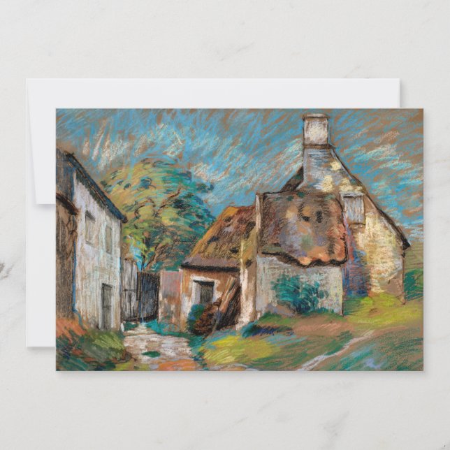 Chaumières | Armand Guillaumin (Anverso)