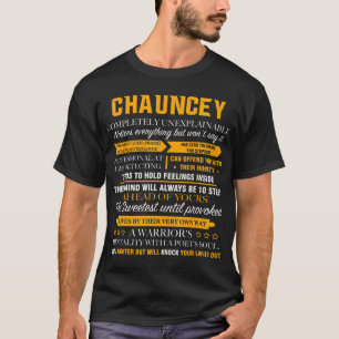 CHAUNCEY nombre completo inexplicable de la camisa
