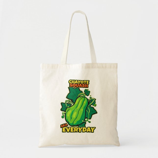 Chayote Squash Gráfico Bolsa De Tote (Frente)