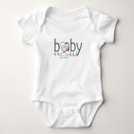 CHD Baby Heartbeat Jersey Bodysuit