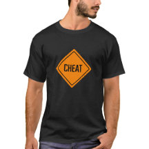 Cheat Word Rótulo | Camiseta oscura básica