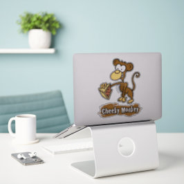 Cheeky Monkey Design Laptop Pegatina