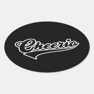 Cheerio Oval Pegatina