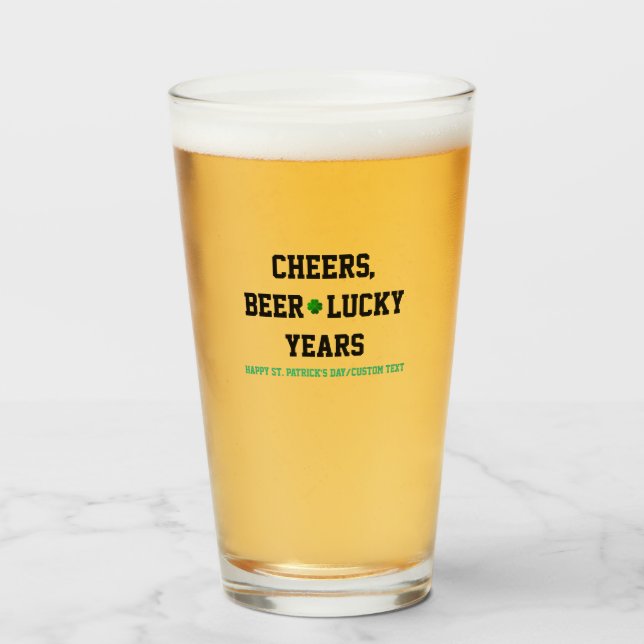 Cheers Beer Luck St Patrick's Day (Anverso (lleno))