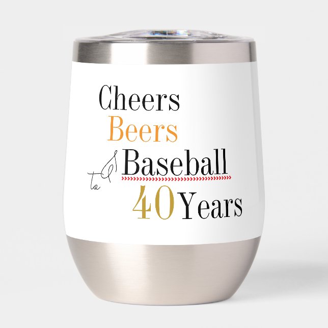 Cheers Beers and Baseball 40th Birthday Party (Frente)