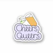 Cheers Queers Pegatina