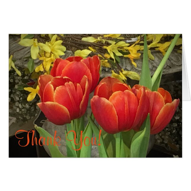 Cheery Tulip Thankyou (Anverso (Horizontal))