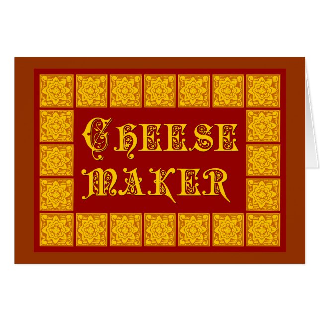 Cheese Maker Vintage Kitchen Art (Anverso (Horizontal))