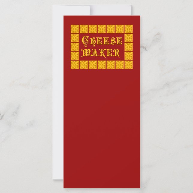 Cheese Maker Vintage Kitchen Art (Anverso)