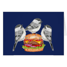 Cheeseburger Bird Tahoe Mountain Chickadee
