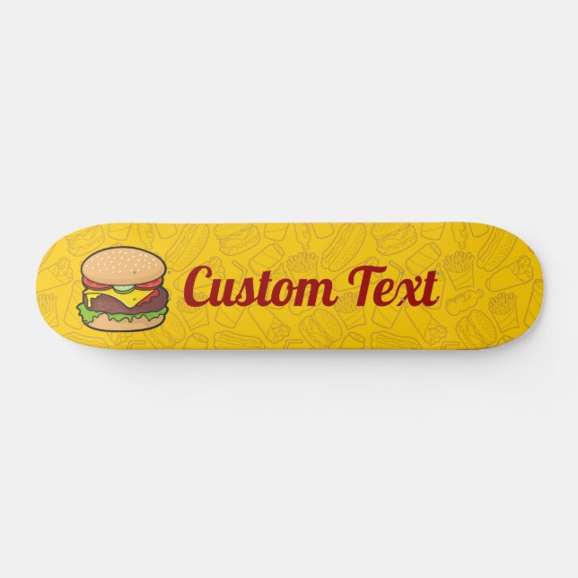 Cheeseburger Skateboard (Horz)