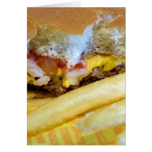 Cheeseburger y Fries (Frente)