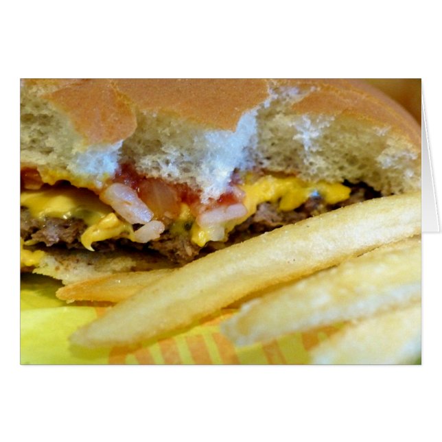 Cheeseburger y Fries (Anverso (Horizontal))