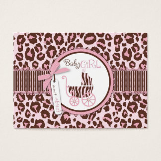 Cheetah Chica Gift Tag Pink D