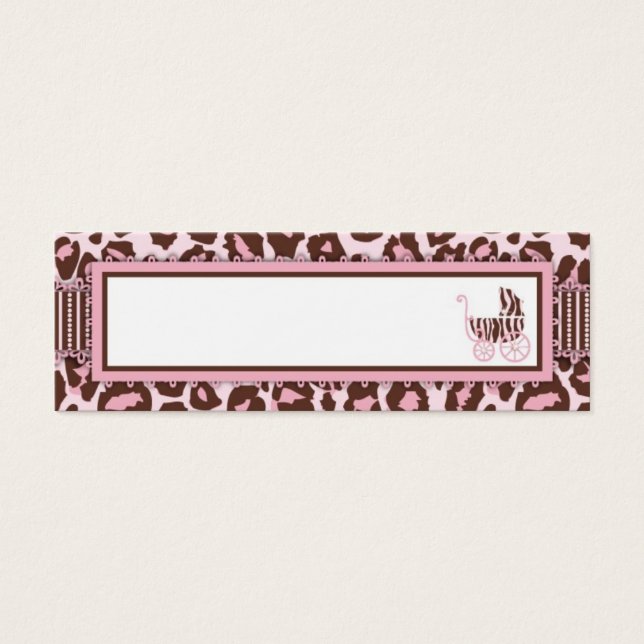 Cheetah Chica Skinny Gift Card Pink A (Frente)