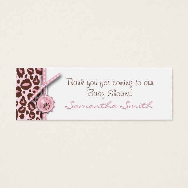 Cheetah Chica Skinny Gift Card Pink B (Frente)
