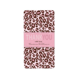 Cheetah Chica TY Mini Hershey Bar Etiqueta