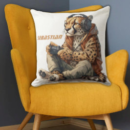 Cheetah de juego de Cojín decorativo personalizado