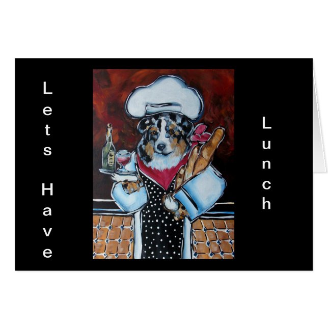 CHEF AUSTRALIANO SHEPHERD (Anverso (Horizontal))