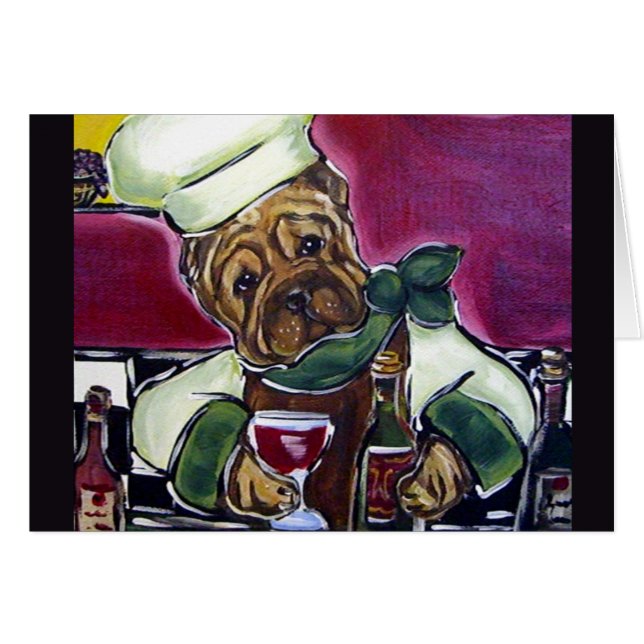 Chef chino de Shar-Pei (Anverso (Horizontal))