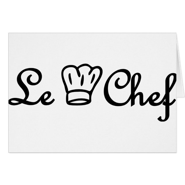 chef de cuisine (Anverso (Horizontal))