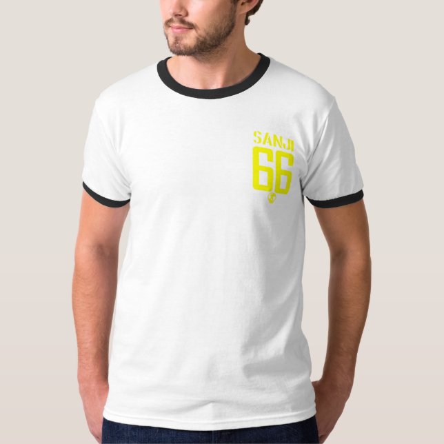🍽️Chef de Traje Negro Camiseta 66 – Estilo Llama  (Anverso)