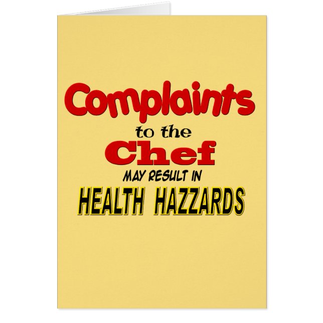 Chef divertido (Frente)