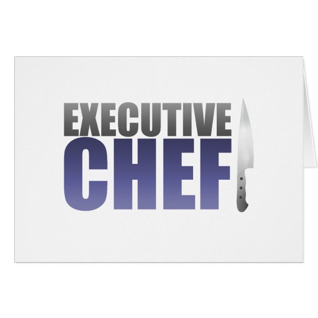 Chef ejecutivo azul (Anverso (Horizontal))