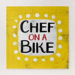 Chef En Bicicleta Rompecabezas