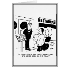 Chef en restaurante que no ha salido en televisión