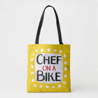 Chef En Una Bolsa De Bicicletas