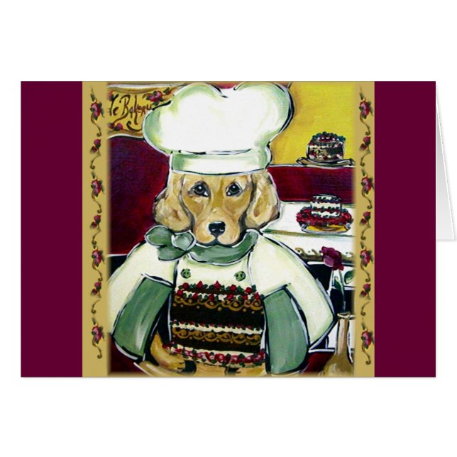 Chef Golden Retriever (Anverso (Horizontal))