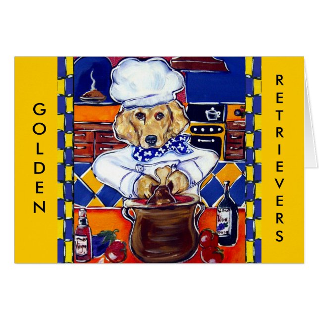 Chef Golden Retrivers (Anverso (Horizontal))