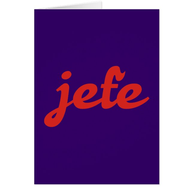 chef jefe boss (Frente)