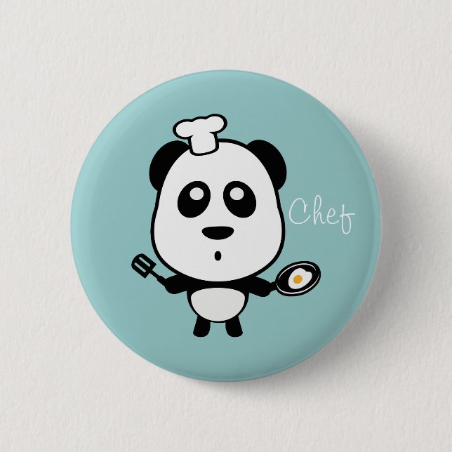 Chef Panda Botón (Anverso)