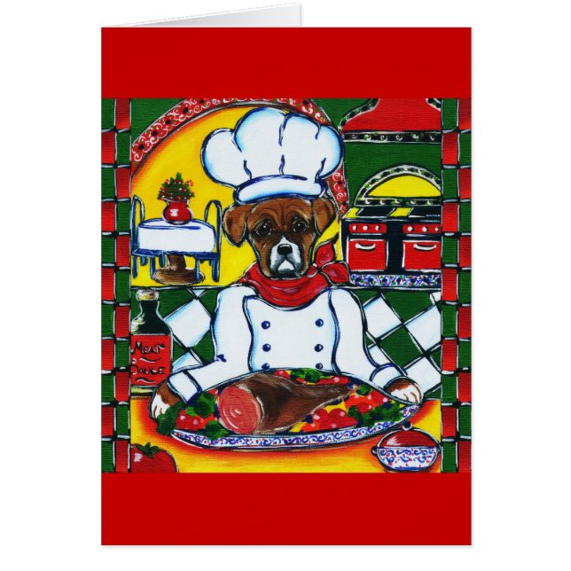 Chef Perro Boxer (Frente)