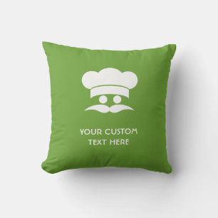 Chef personalizado color arrojar almohada