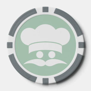 CHEF personalizado fichas de póker