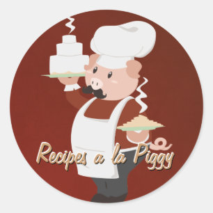Chef Piggy Pegatinas